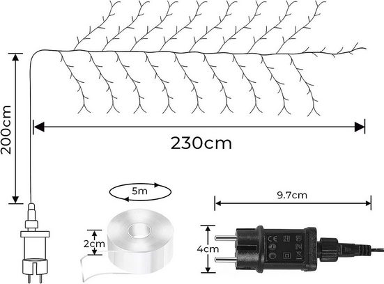 Bäumlein® - Weinrebe mit 144 LED's